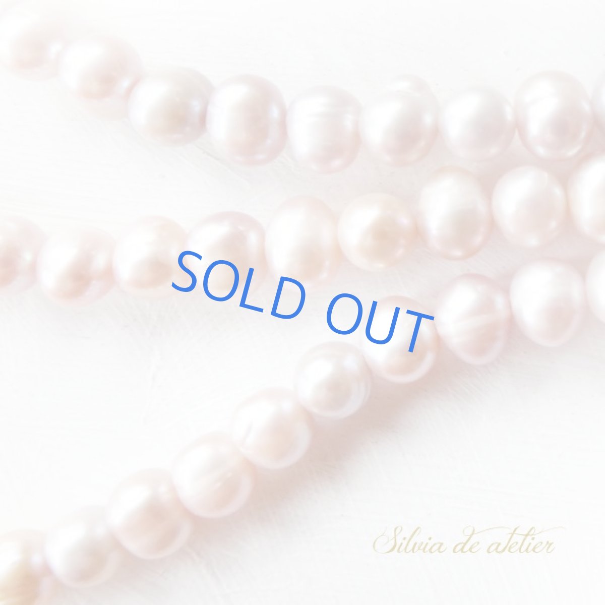 画像3: ライトピンク　淡水パール　ロングネックレス　ターコイズグラスチャーム付き (3)