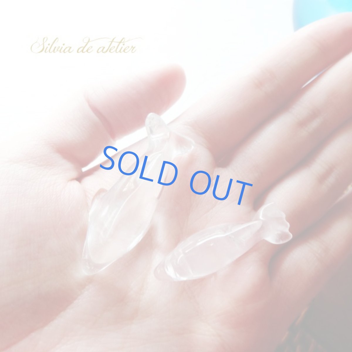 画像6: ＜１点もの＞浄化用　クリスタル＆ローズクォーツ　ドルフィン　カップルセット (6)