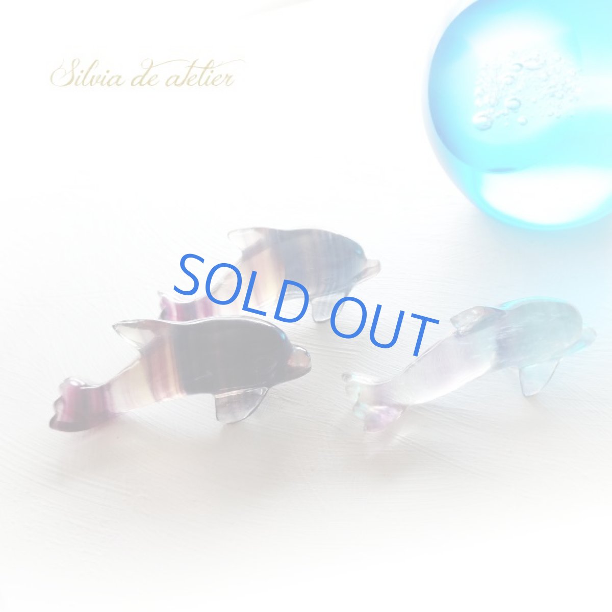 画像5: ＜１点もの＞浄化用　フローライト　ドルフィン　F (5)