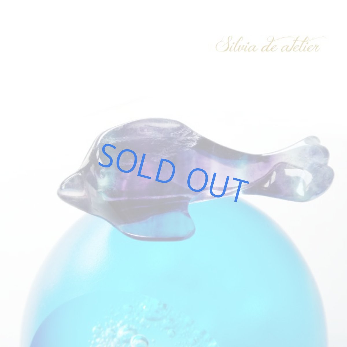 画像2: ＜１点もの＞浄化用　フローライト　ドルフィン　A (2)