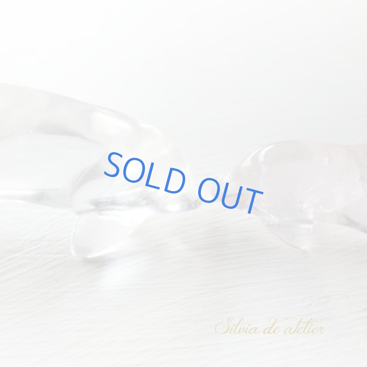 画像2: ＜１点もの＞浄化用　クリスタル＆ローズクォーツ　ドルフィン　カップルセット (2)