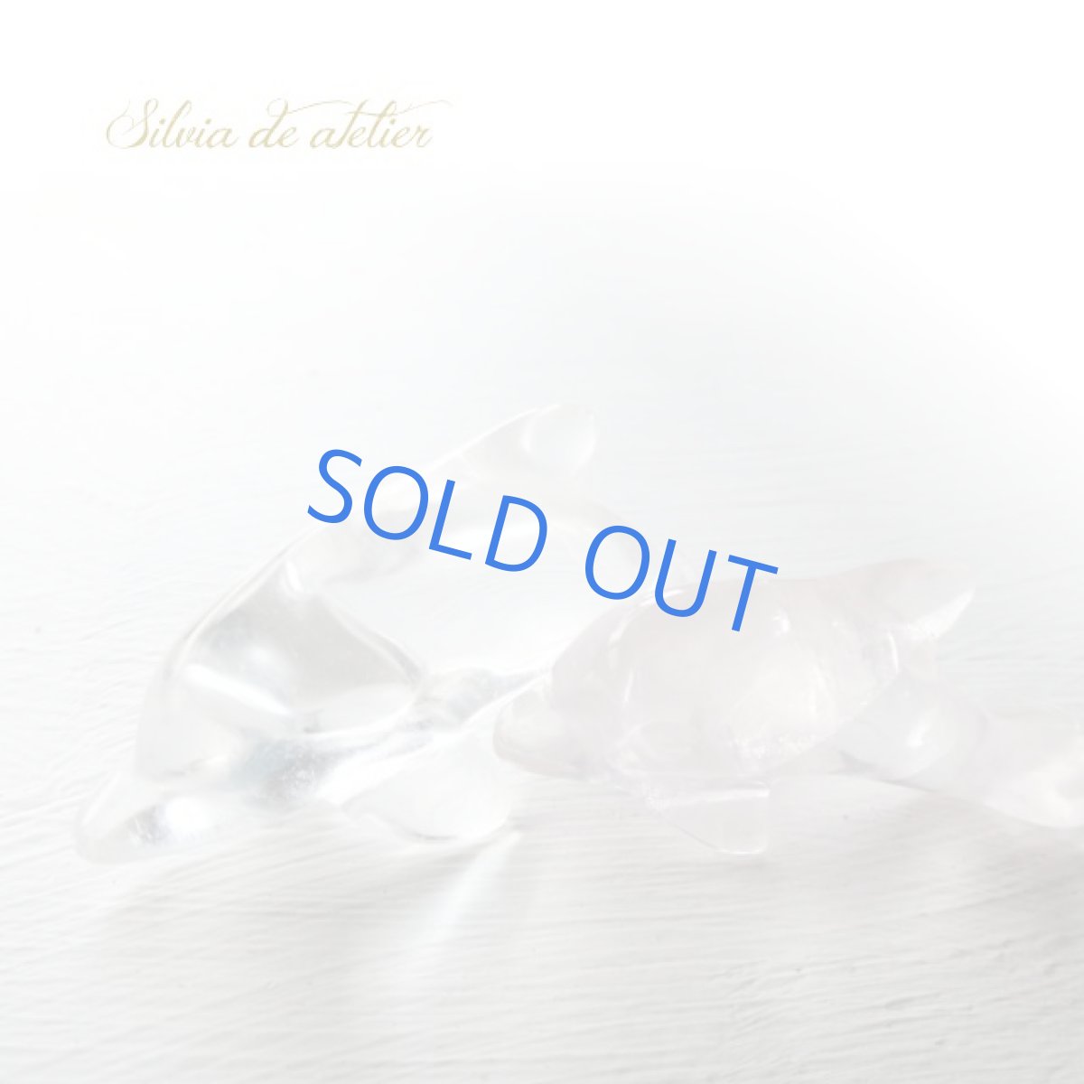 画像3: ＜１点もの＞浄化用　クリスタル＆ローズクォーツ　ドルフィン　カップルセット (3)