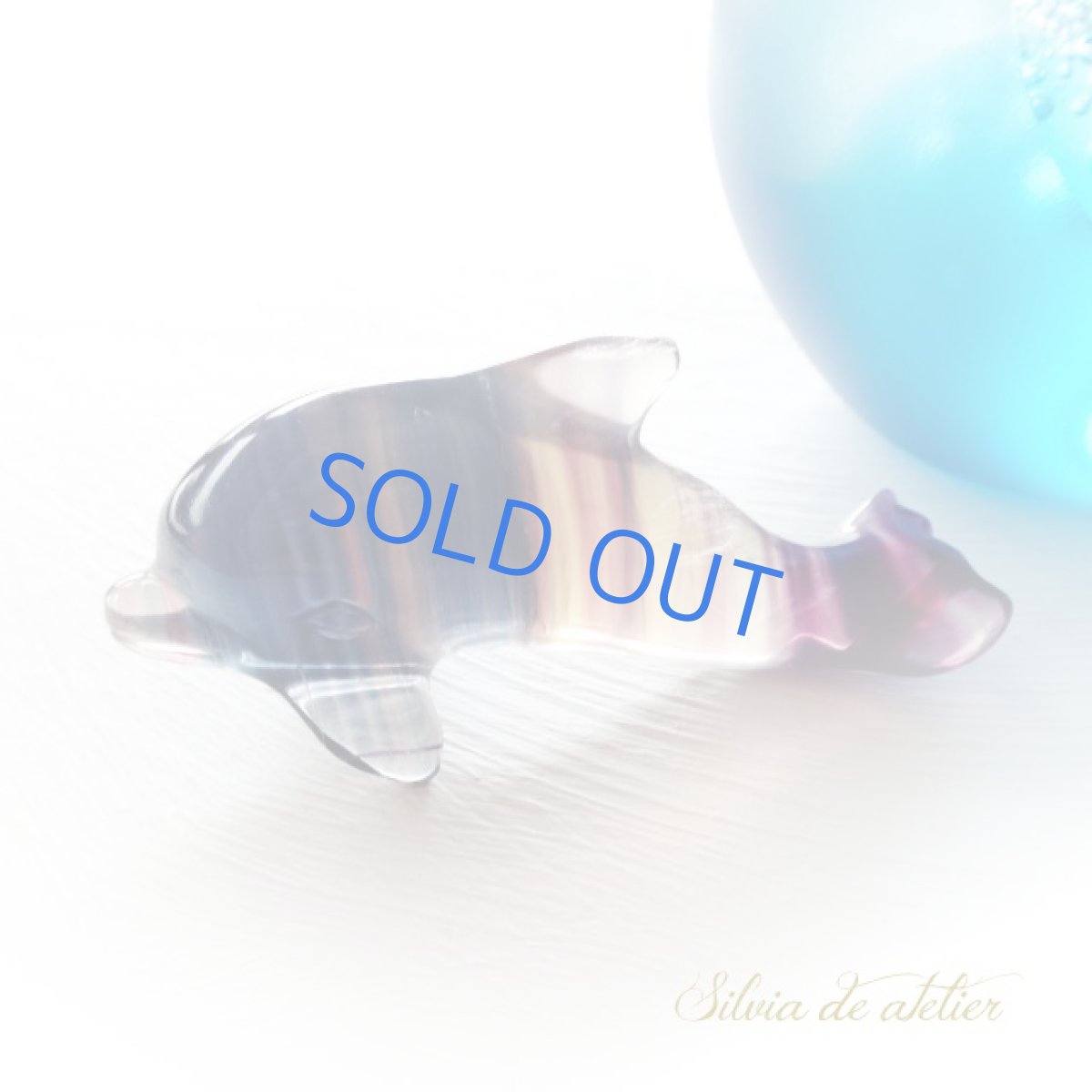 画像3: ＜１点もの＞浄化用　フローライト　ドルフィン　F (3)