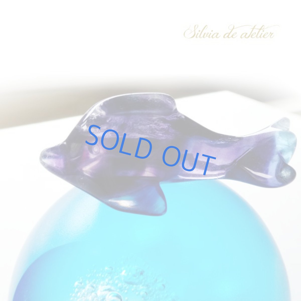 画像2: ＜１点もの＞浄化用　フローライト　ドルフィン　B (2)