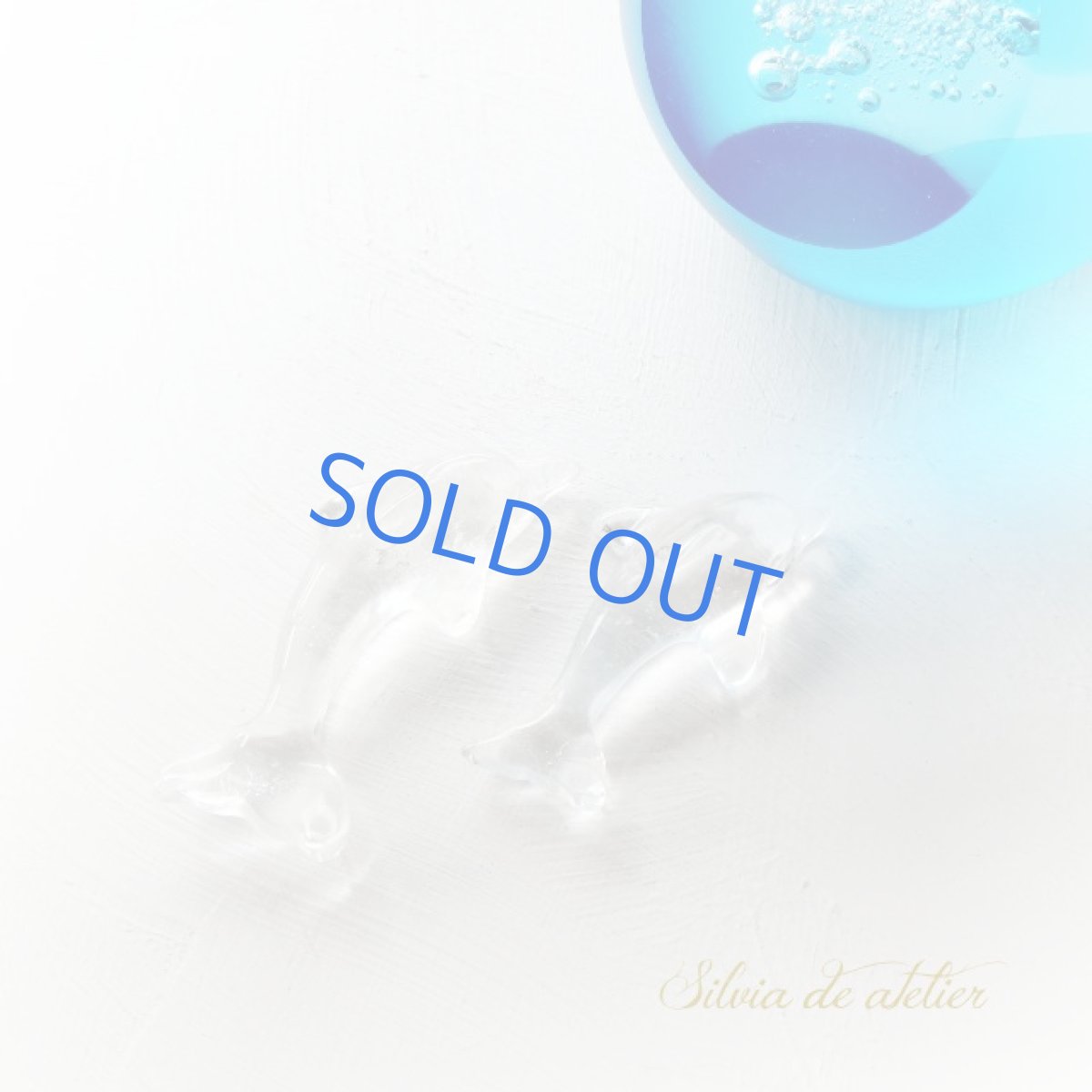 画像3: ＜１点もの＞浄化用　クリスタル　ドルフィン　親子セット　A (3)