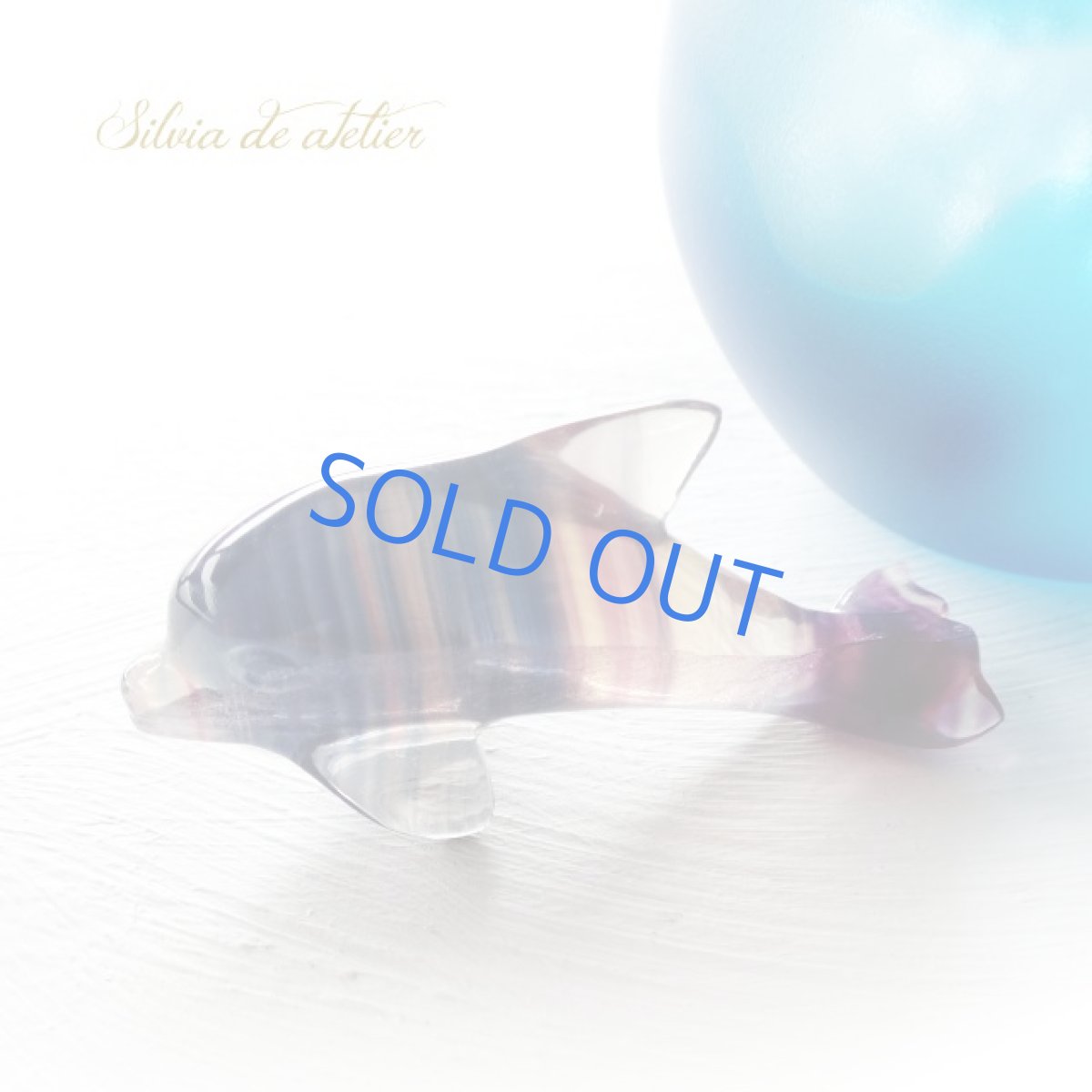 画像5: ＜１点もの＞浄化用　フローライト　ドルフィン　E (5)