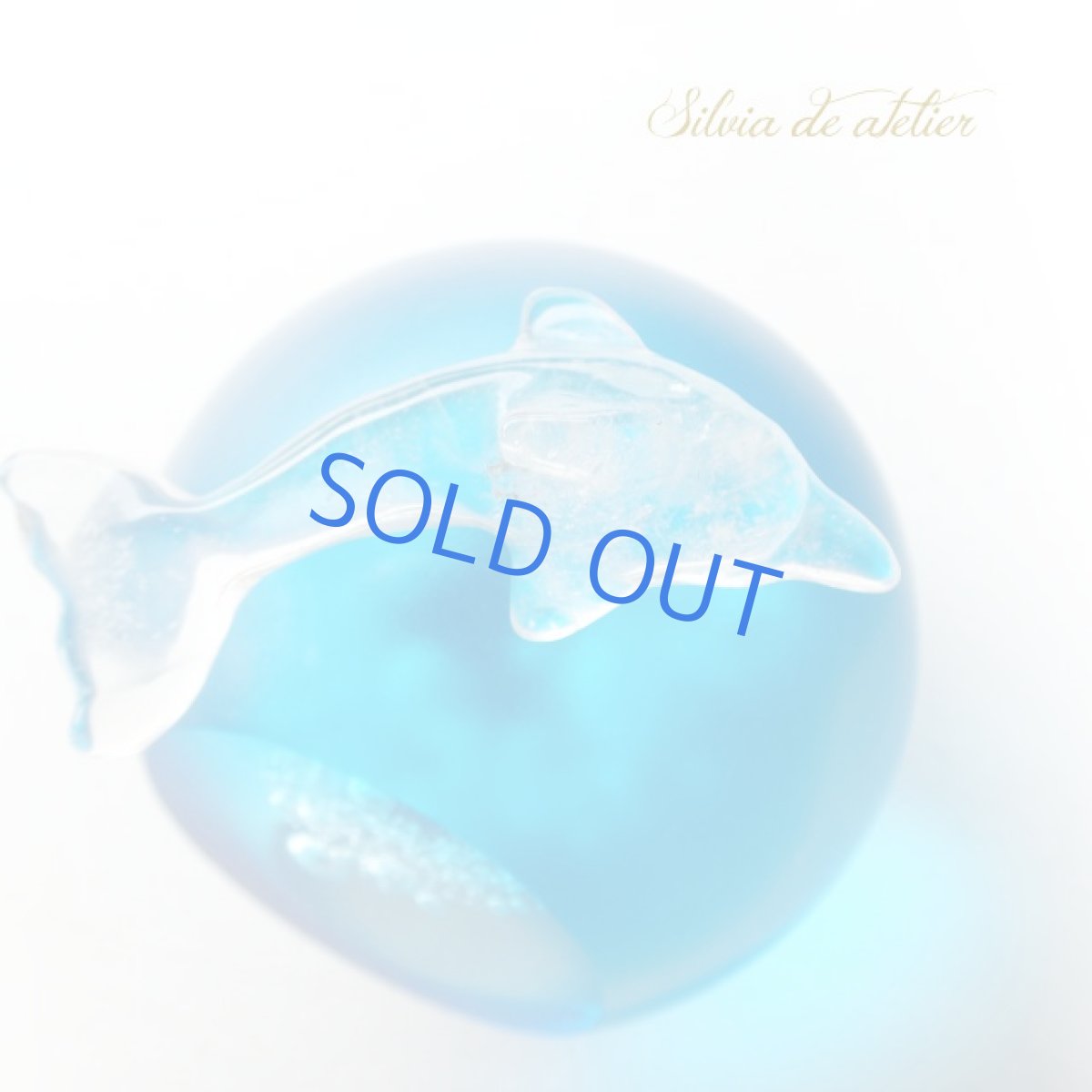 画像7: ＜１点もの＞浄化用　クリスタル　ドルフィン　親子セット　A (7)