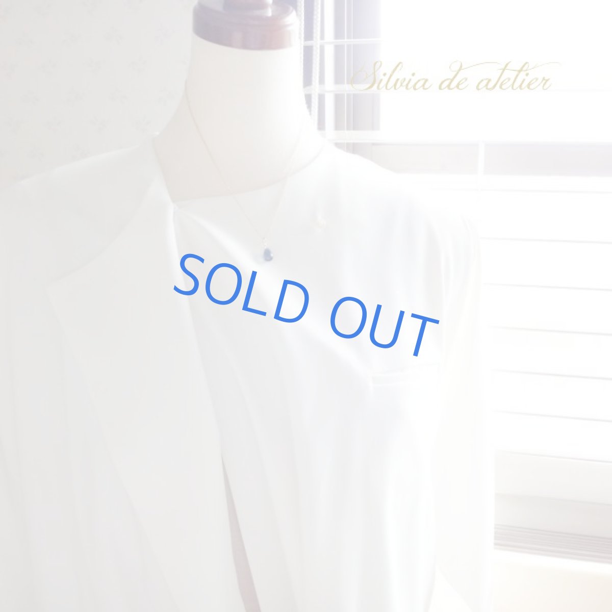 画像9: ４Aランク！M~Lサイズ　ロンドンブルートパーズ　ブリオレットドロップ　一粒　サージカルステンレスネックレス (9)