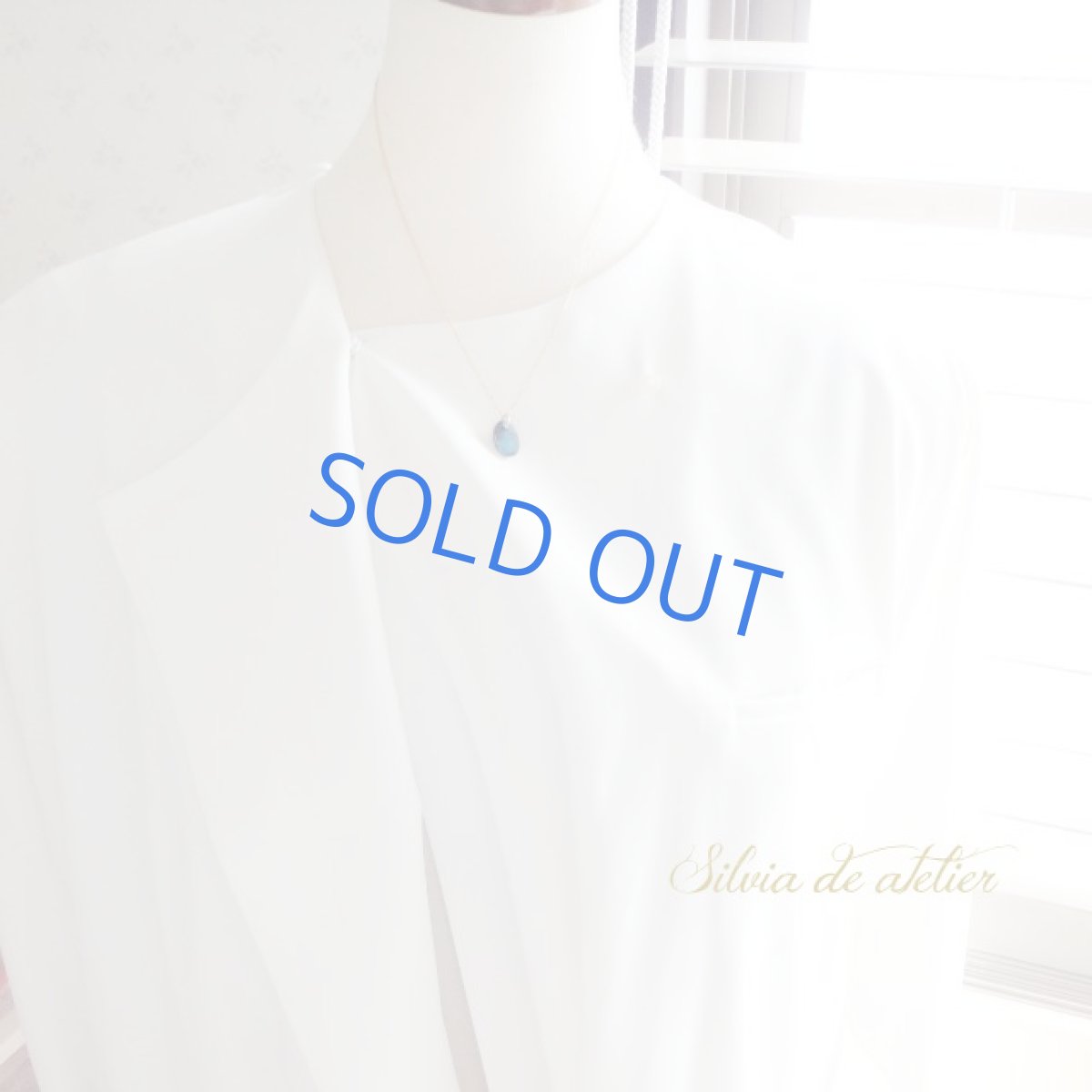 画像6: <ブルー遊色大粒オーバル＞１点もの　オーストラリア産　ブラック　オパール　タブレット　14kgfネックレス (6)