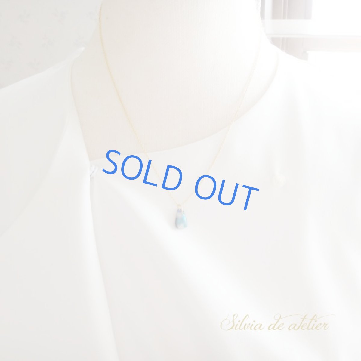 画像6: <グリーン遊色マーブル＞１点もの　オーストラリア産　ブラック　オパール　タブレット　14kgfネックレス (6)