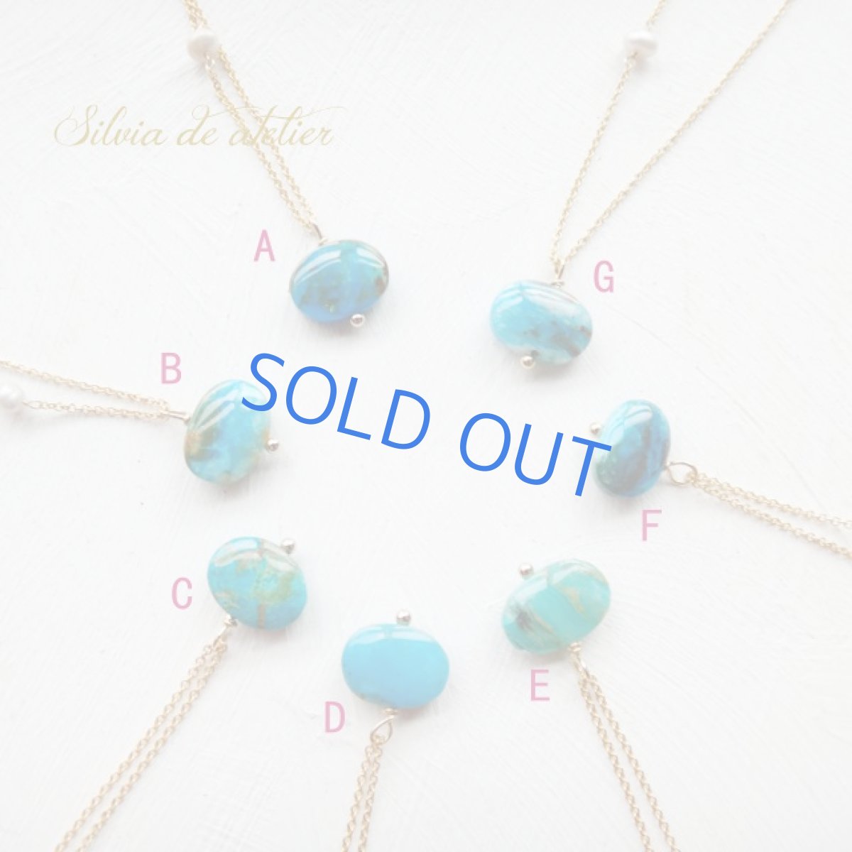 画像2: <各１点もの・残り1＞　オーストラリア産　ブルー　オパール　横型オーバル　14kgfネックレス (2)