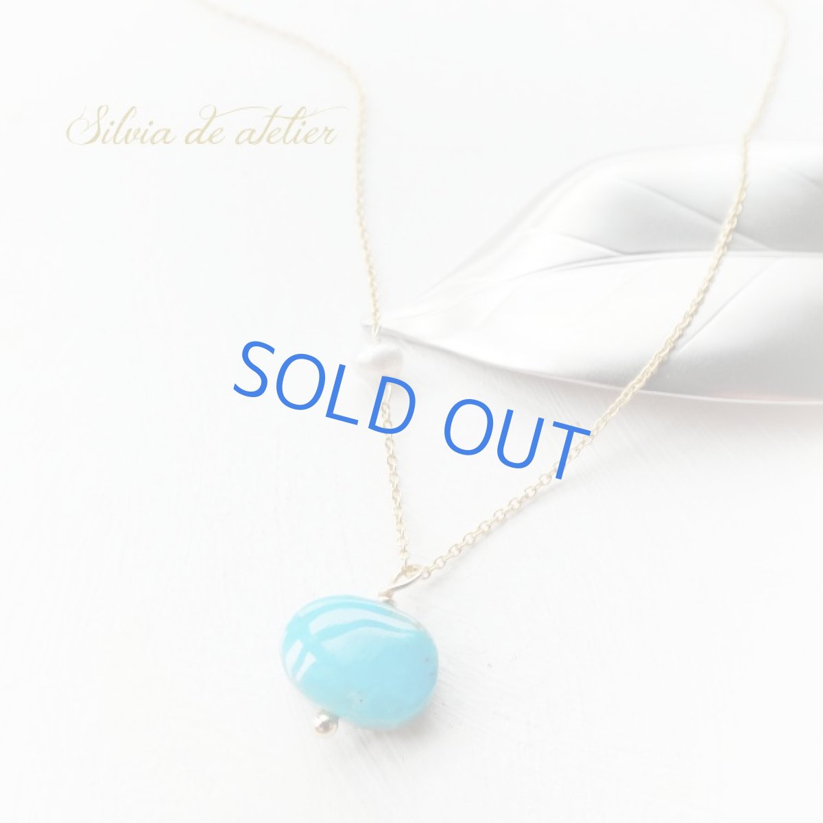 画像6: <各１点もの・残り1＞　オーストラリア産　ブルー　オパール　横型オーバル　14kgfネックレス (6)