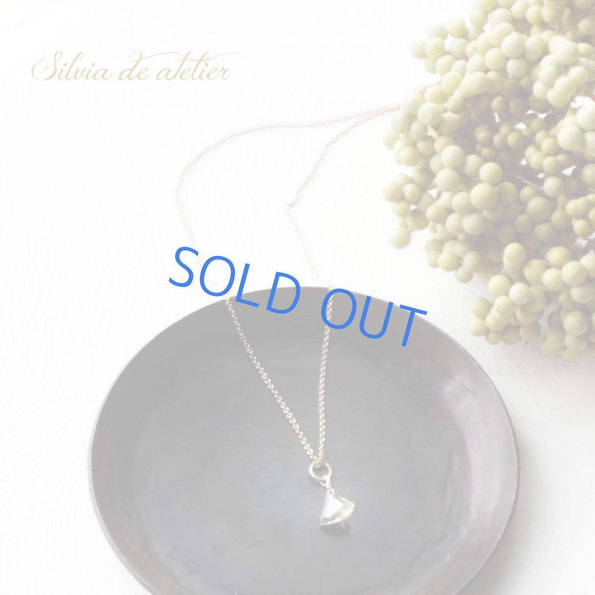 画像3: ＜ON様RESERVED・Sサイズ＞扇形　レモンクォーツ　チャームのみ (3)