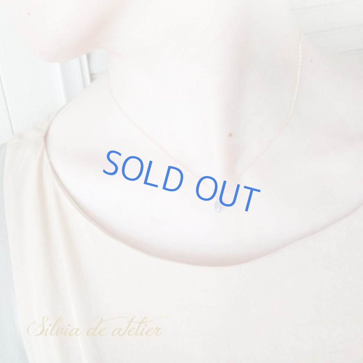 画像4: 7mmサイズ　ラブラドライト　カボションカット　一粒　14kgfネックレス (4)