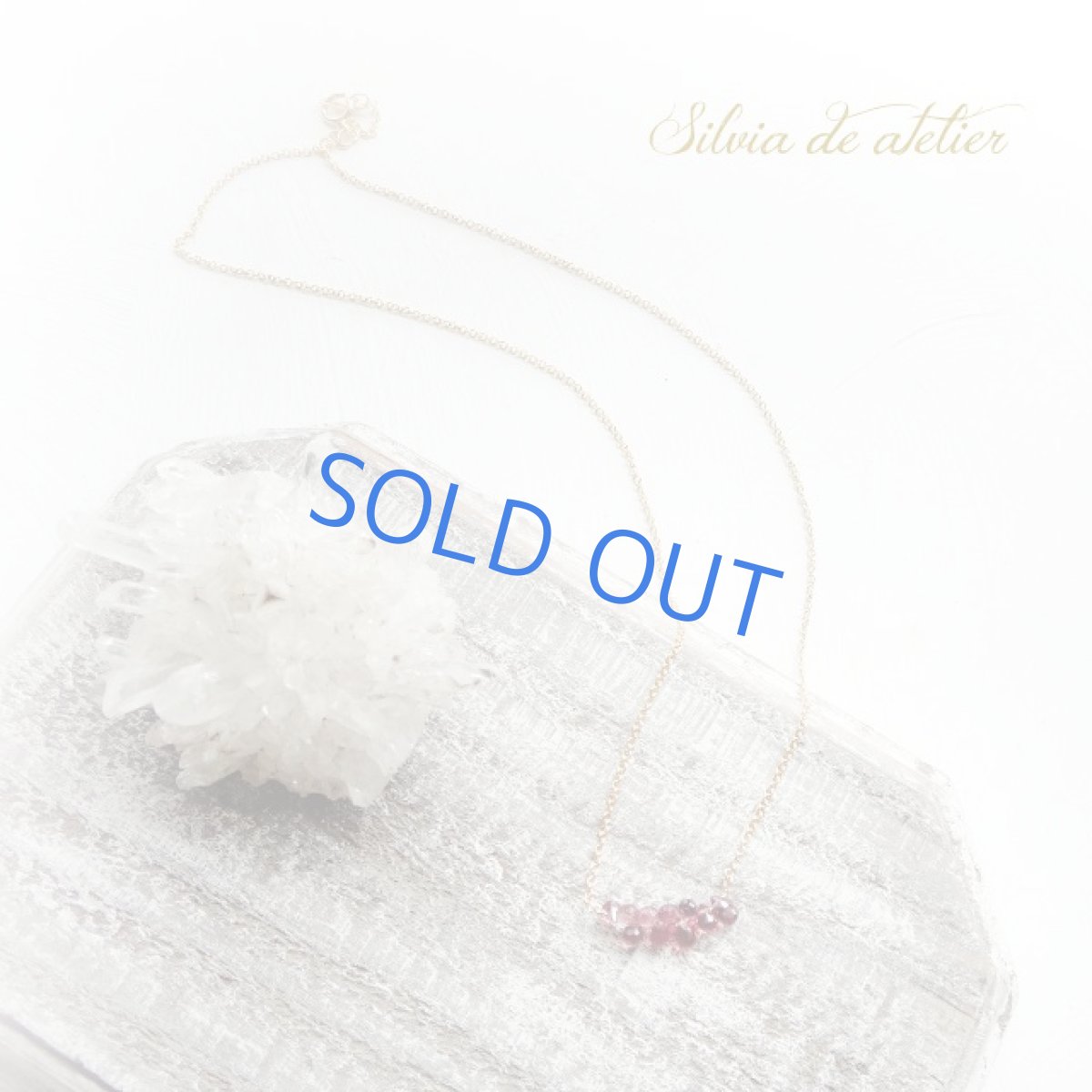 画像3: 半額SALE　残り３　AAA宝石質　レッドサファイア（パパラチアサファイア）　10粒ライン　サージカルステンレスネックレス (3)