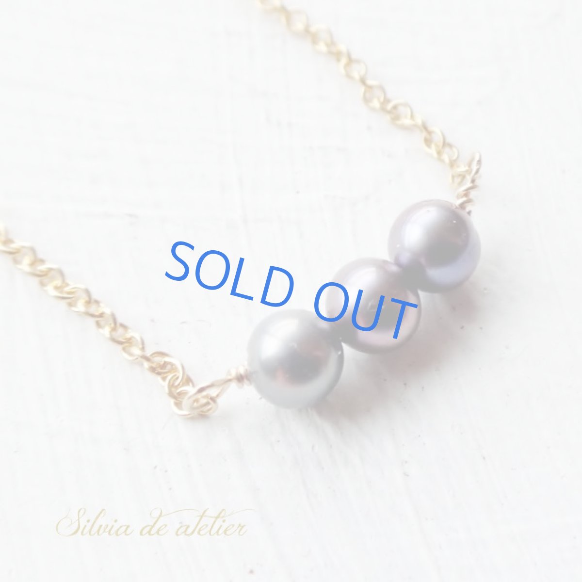 画像3: ＜限定数のみ＞ラピスラズリ＆淡水パール　2連セット　14kgfネックレス (3)