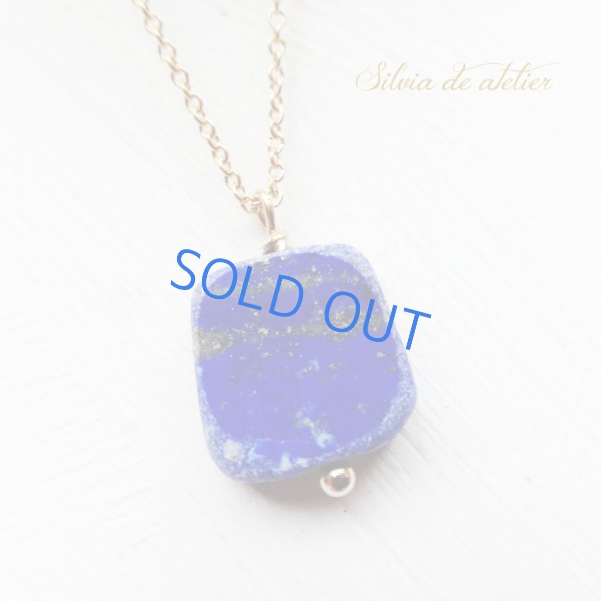 画像2: ＜限定数のみ＞ラピスラズリ＆淡水パール　2連セット　14kgfネックレス (2)