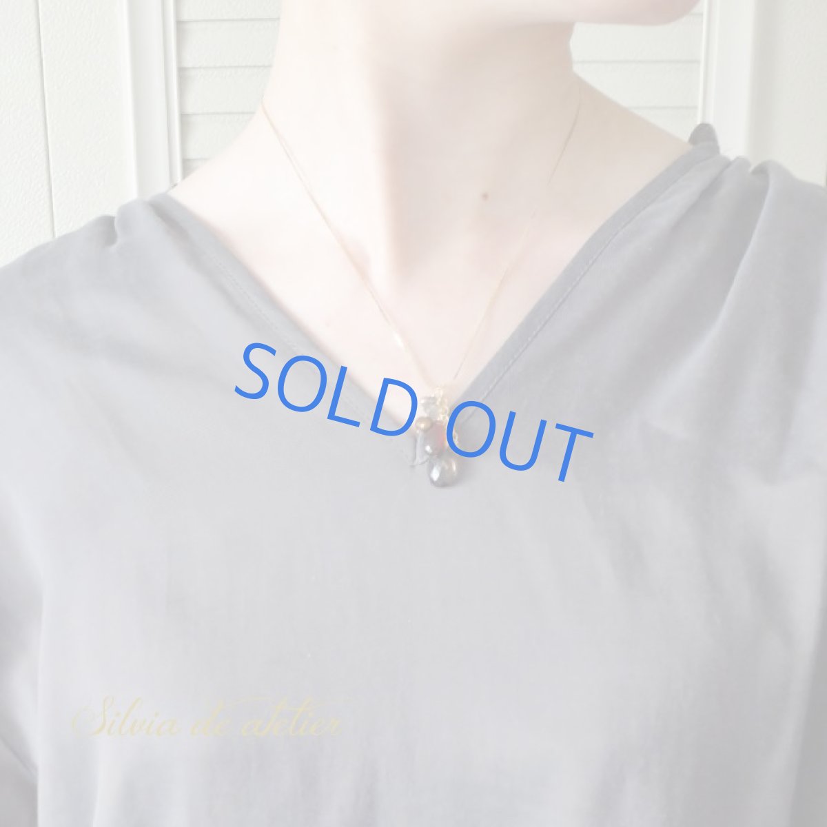 画像9: ＜1点もの＞スモーキークォーツ&ガーネット　チェーンチャーム　ストリングスチェーン　ロング　ネックレス (9)