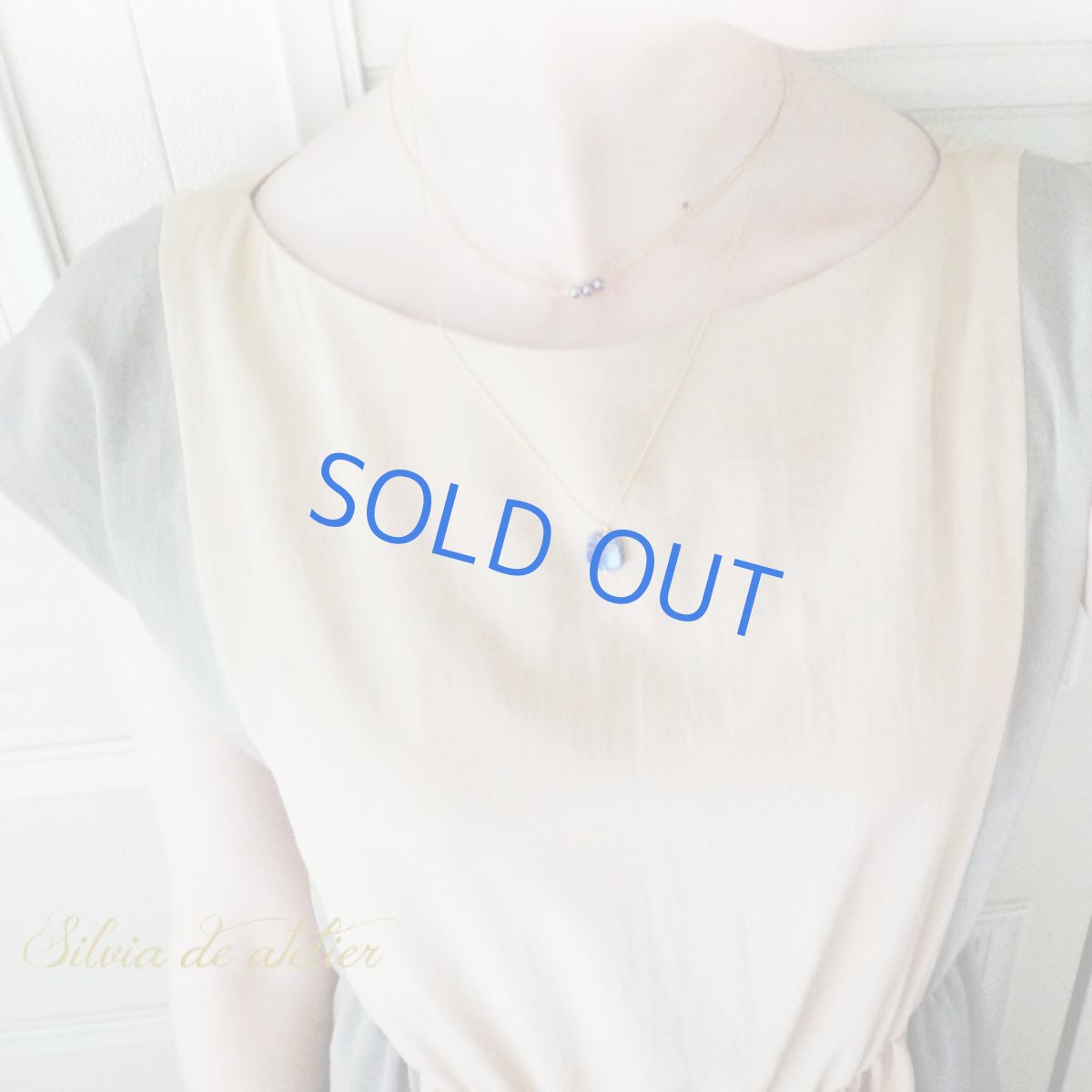 画像7: ＜限定数のみ＞ラピスラズリ＆淡水パール　2連セット　14kgfネックレス (7)