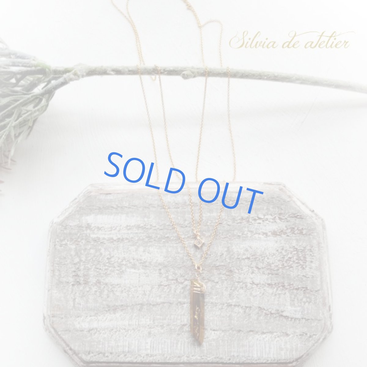 画像3: ＜限定数のみ＞ゴールドコーティングクリスタル＆プチチャーム　2連セット　14kgfネックレス (3)