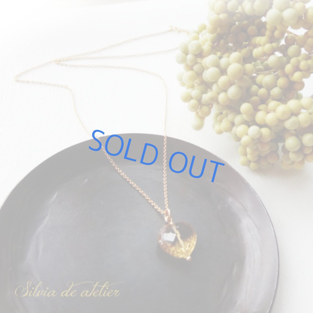 画像3: 【限定1】ゴールデンシトリン 大粒 ハート カービングストーン 約50cm 14kgfネックレス (3)