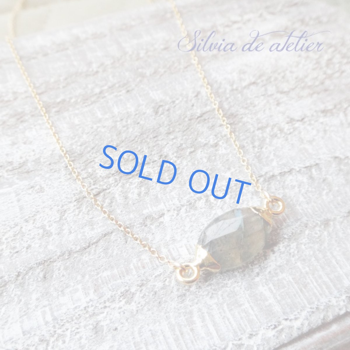 画像3: 【残り2・訳あり・SALE】　ラブラドライト　マーキス　ブランコ　約50cm　14kgfネックレス (3)