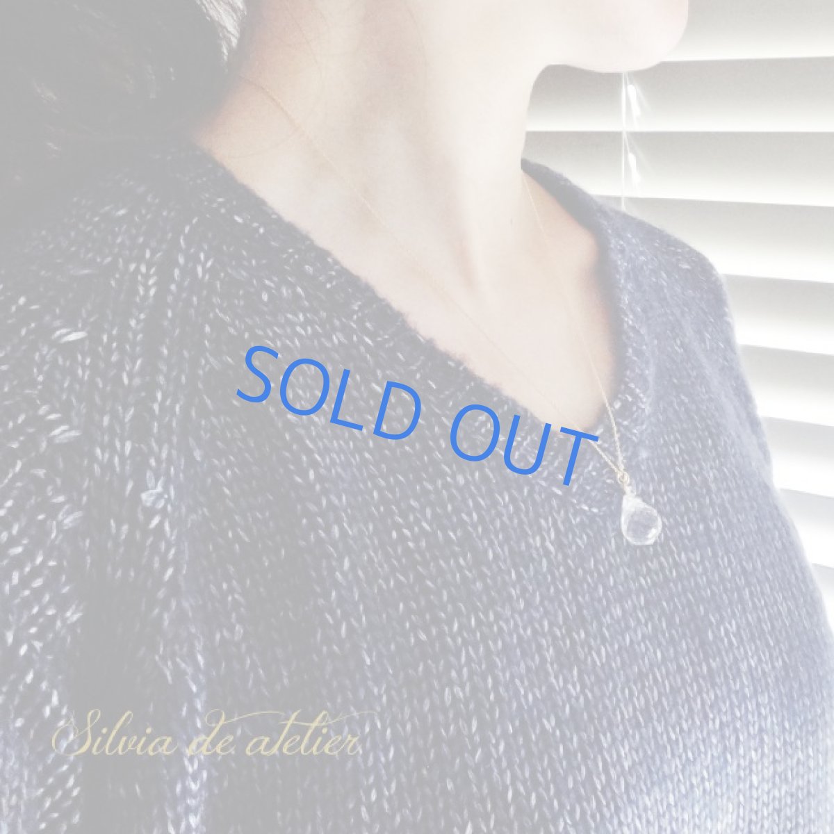 画像7: 大粒 高品質クリスタル ドロップ 約50cm14kgfネックレス (7)