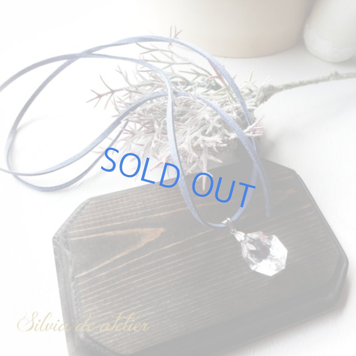 画像3: ＜お届けタイプB・SELECT＞大粒　高品質カットクリスタル　ネックレス（コードカラー選択）　 (3)