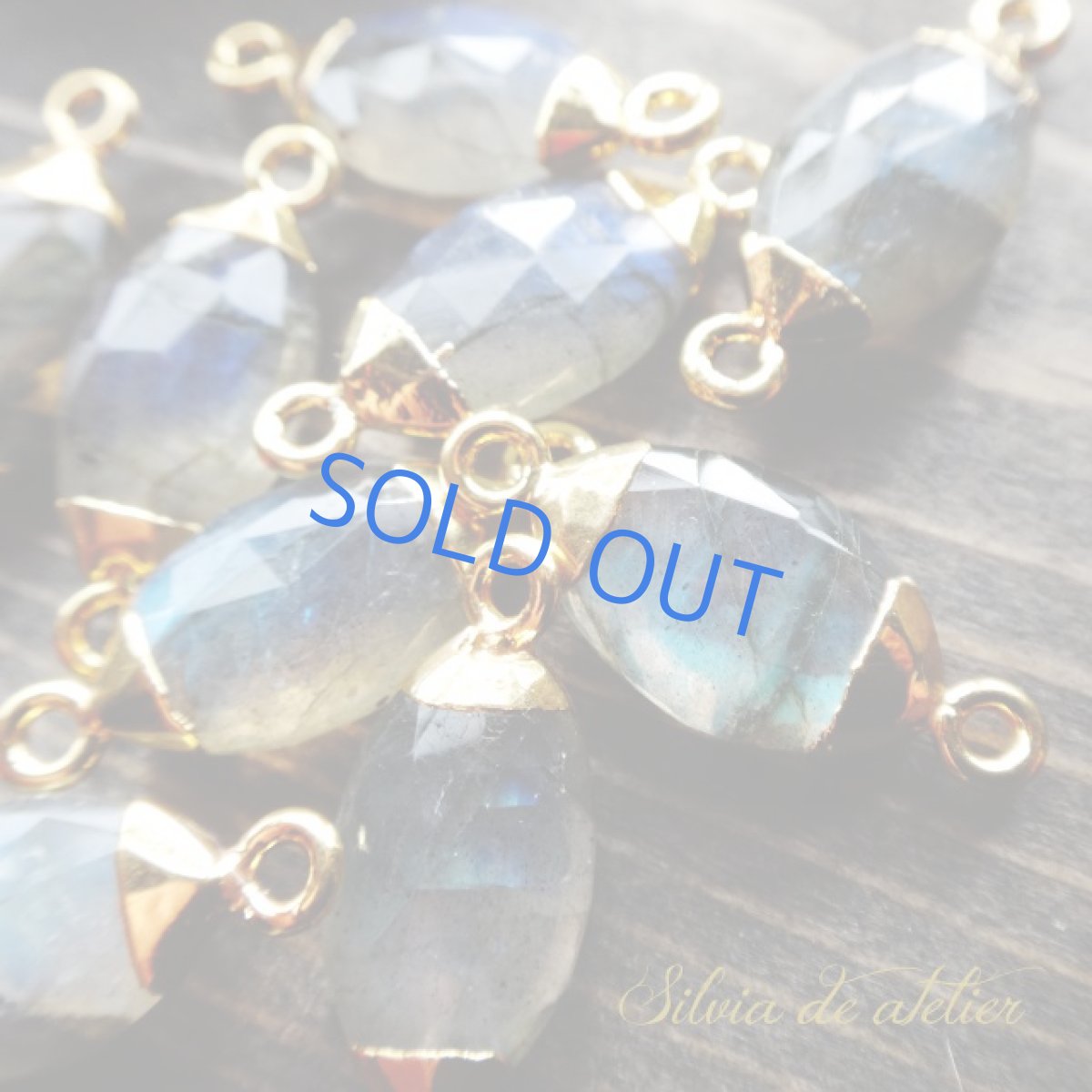 画像4: 【残り2・訳あり・SALE】　ラブラドライト　マーキス　ブランコ　約50cm　14kgfネックレス (4)