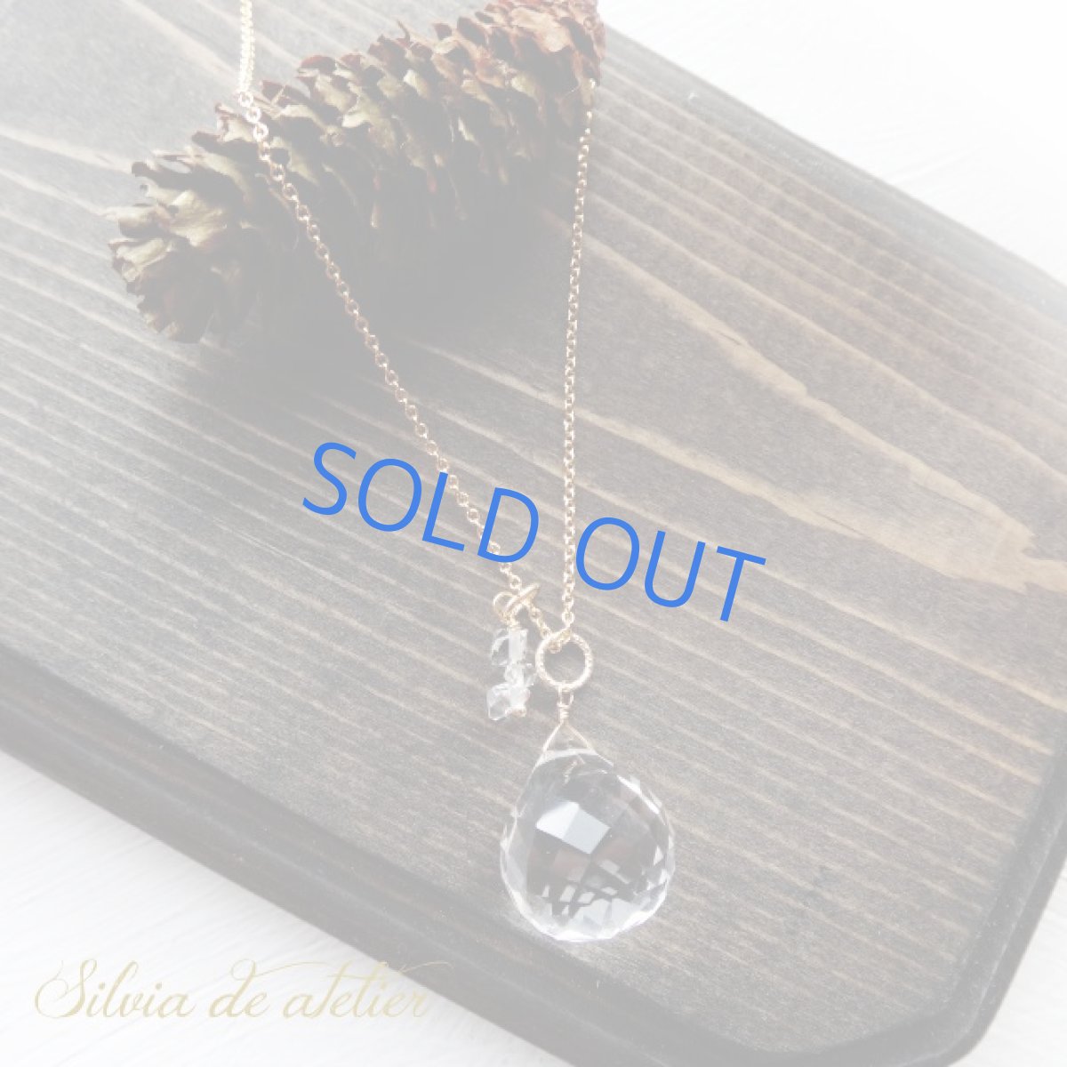 画像3: 大粒 高品質クリスタル ドロップ 約50cm14kgfネックレス (3)