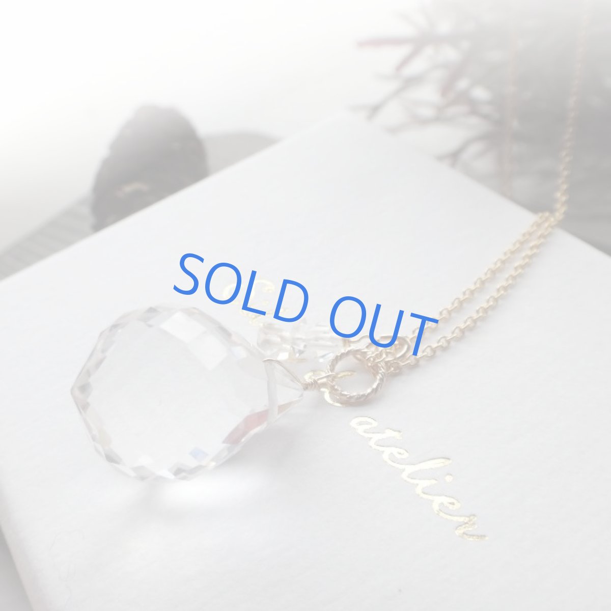 画像5: 大粒 高品質クリスタル ドロップ 約50cm14kgfネックレス (5)