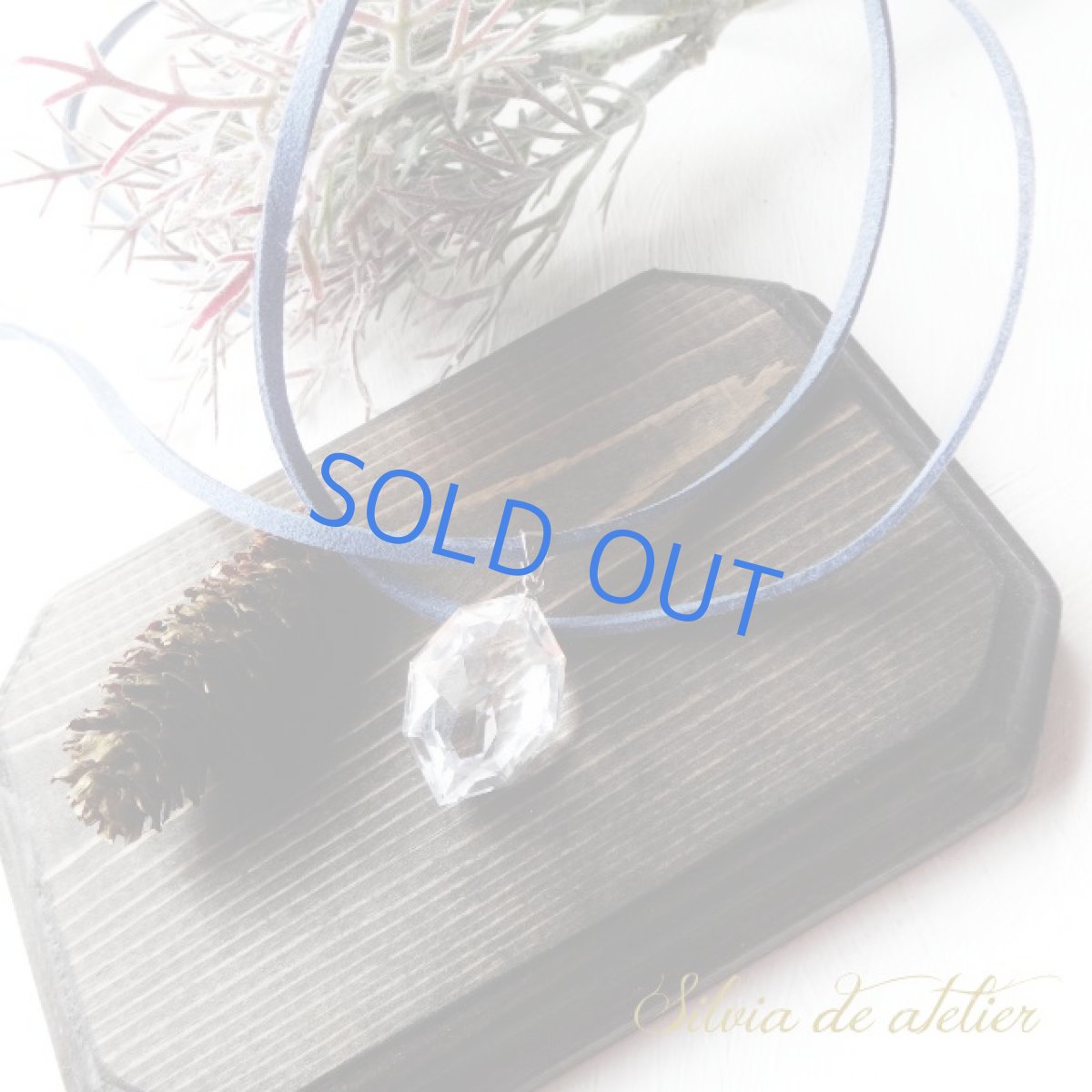 画像4: ＜お届けタイプB・SELECT＞大粒　高品質カットクリスタル　ネックレス（コードカラー選択）　 (4)