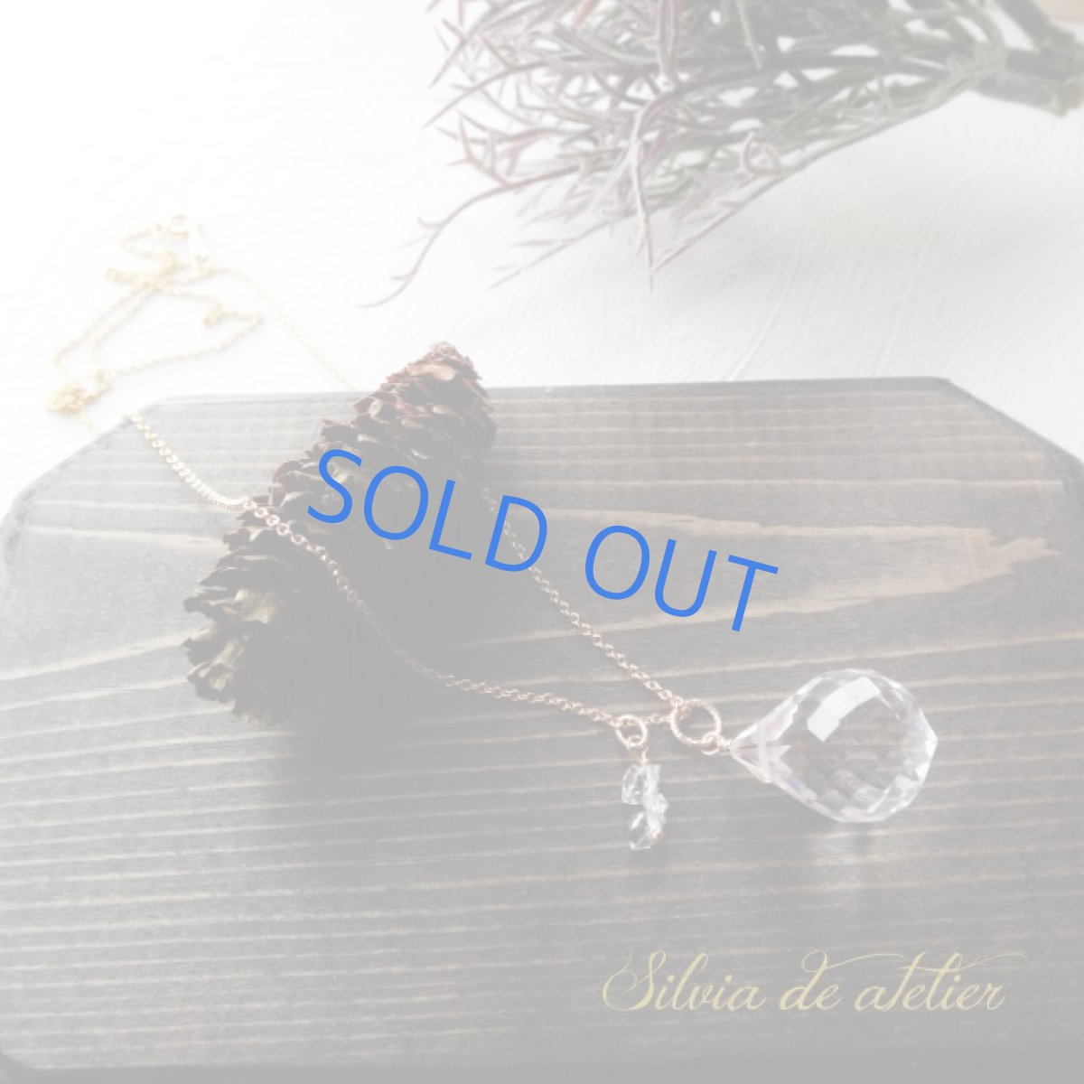 画像4: 大粒 高品質クリスタル ドロップ 約50cm14kgfネックレス (4)