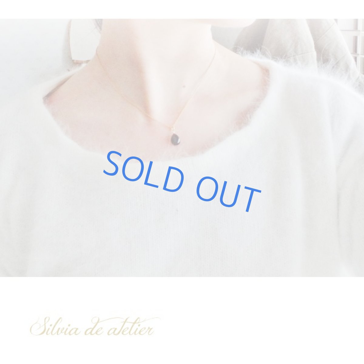 画像9: <残り1＞大粒　モザンビーク産ガーネット　ペアシェイプ　14kgfネックレス (9)