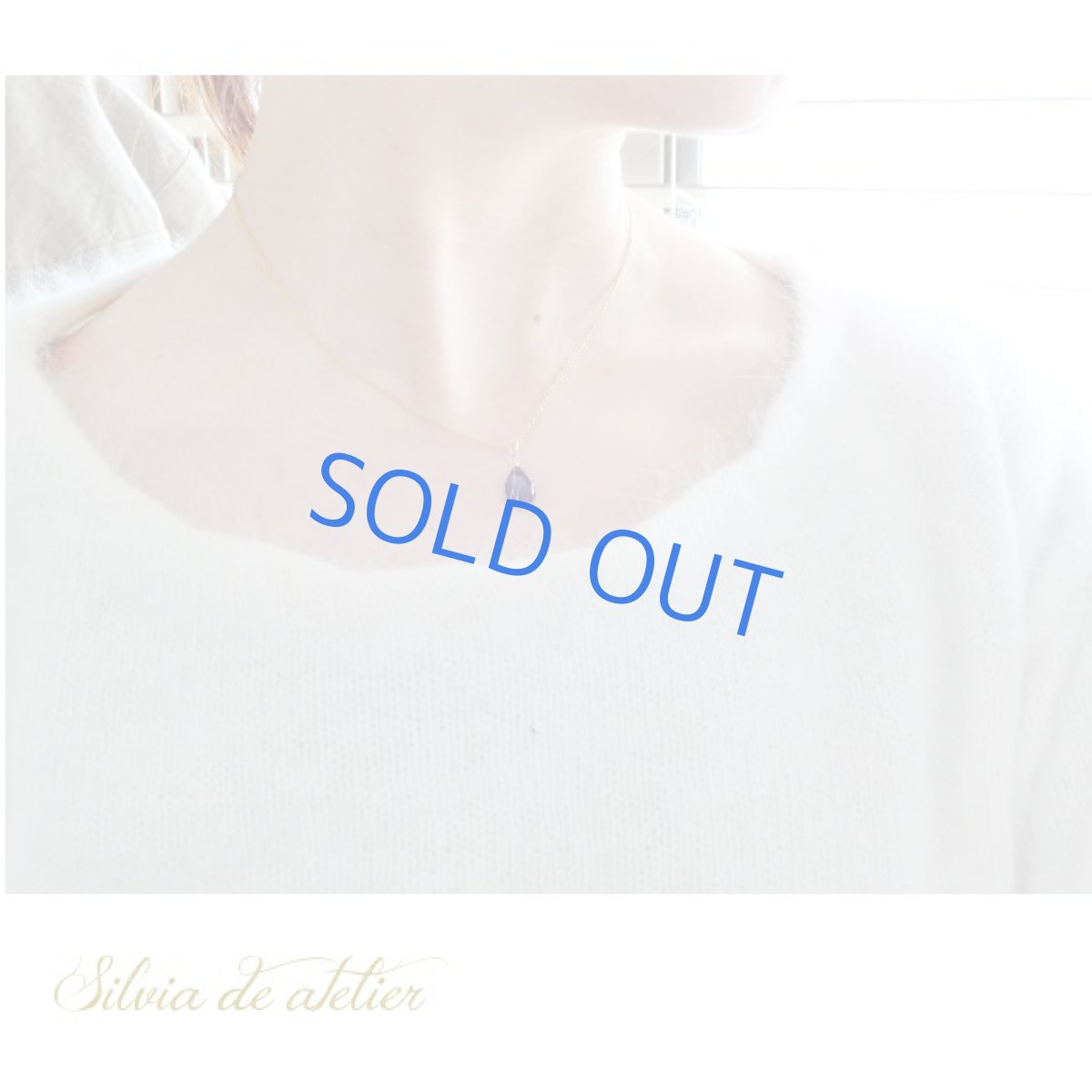 画像8: 大粒　ロードライトガーネット　スムースペアシェイプ　14kgfネックレス (8)