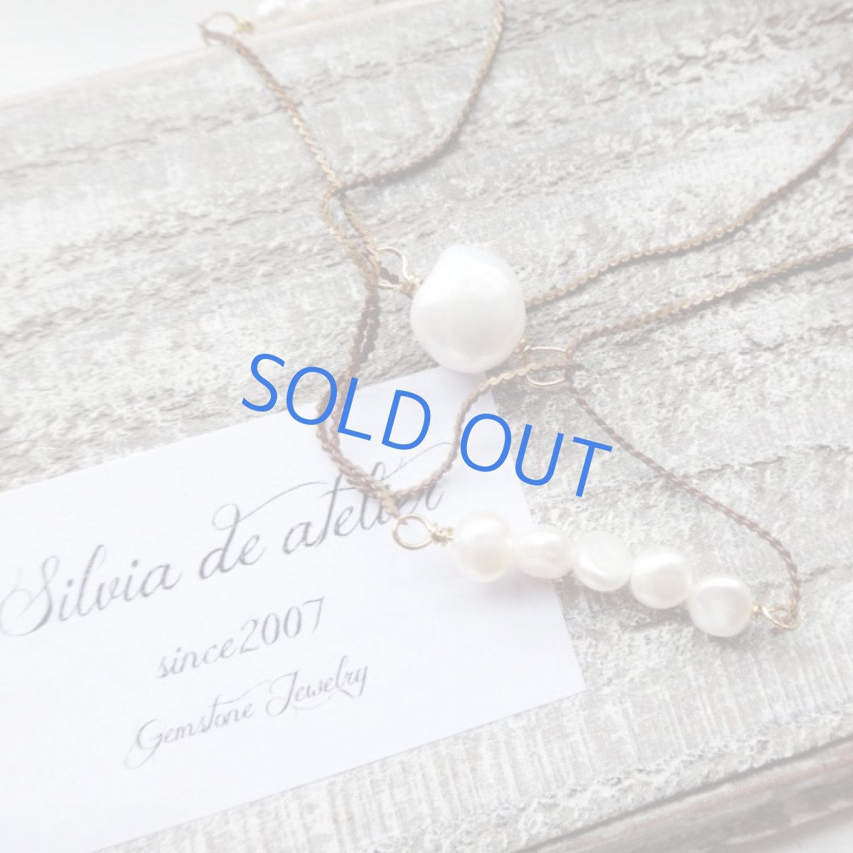 画像3: 淡水パールステーション　vintageコパーチェーンネックレス (3)