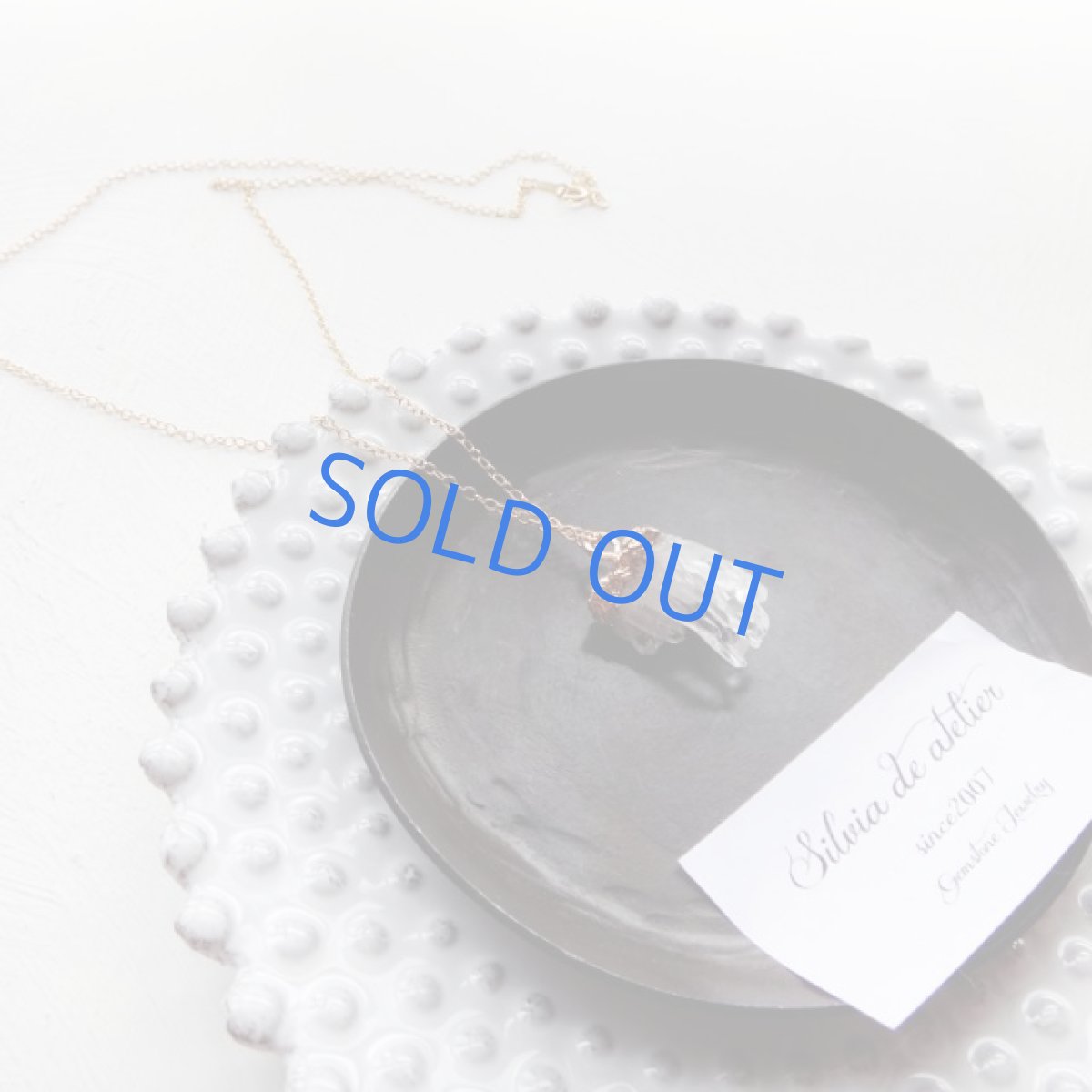 画像4: ＜1点もの・A＞　クリスタルクラスター　ネックレス14kgf　50cm (4)