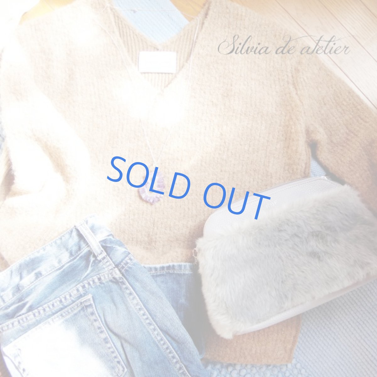 画像9: ＜1点もの・A＞アメジスト原石　ダブルフラワー　スライスジオード　ネックレスsilver925　75cm (9)