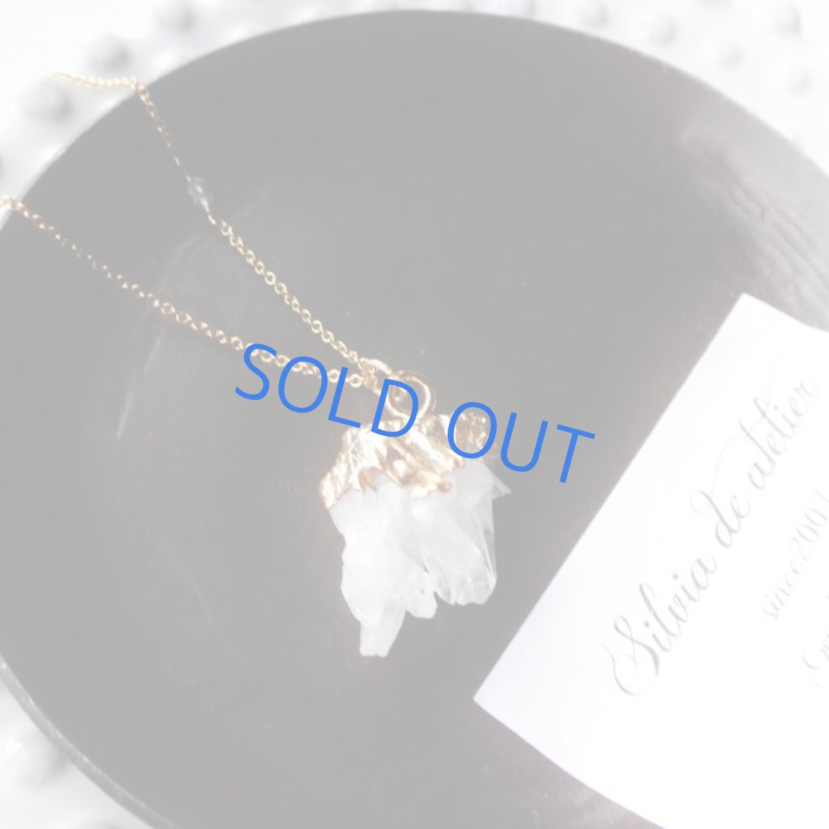 画像3: ＜1点もの・B＞　クリスタルクラスター　ネックレス14kgf　50cm (3)