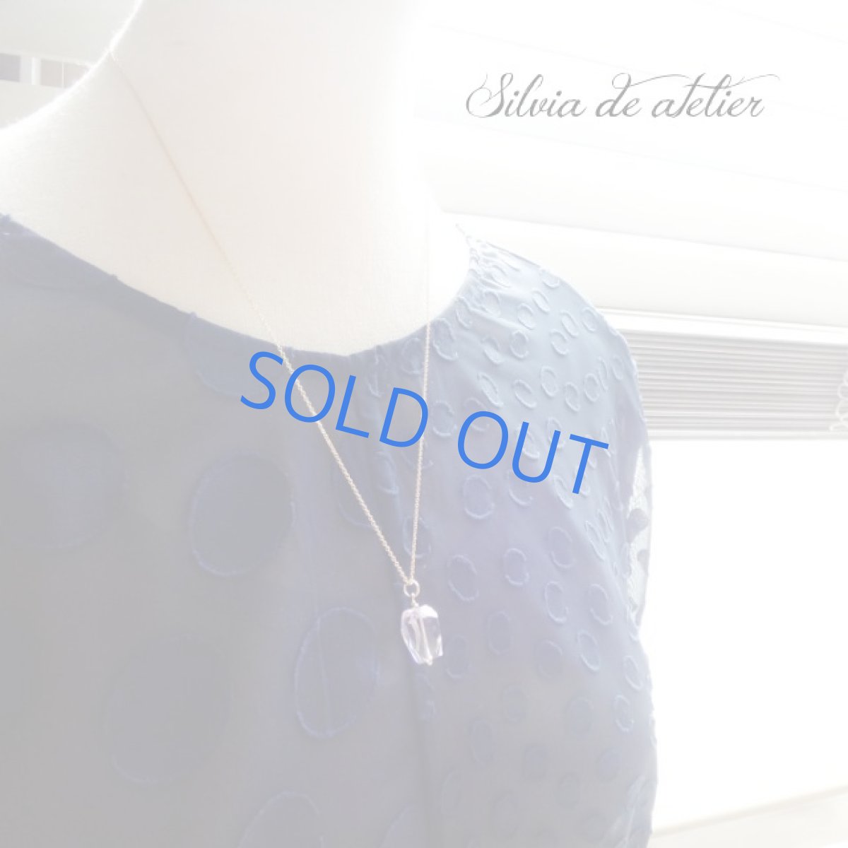 画像6: ＜残り１＞宝石質ローズアメジスト　タンブルカット　14kgfネックレス約50cm (6)