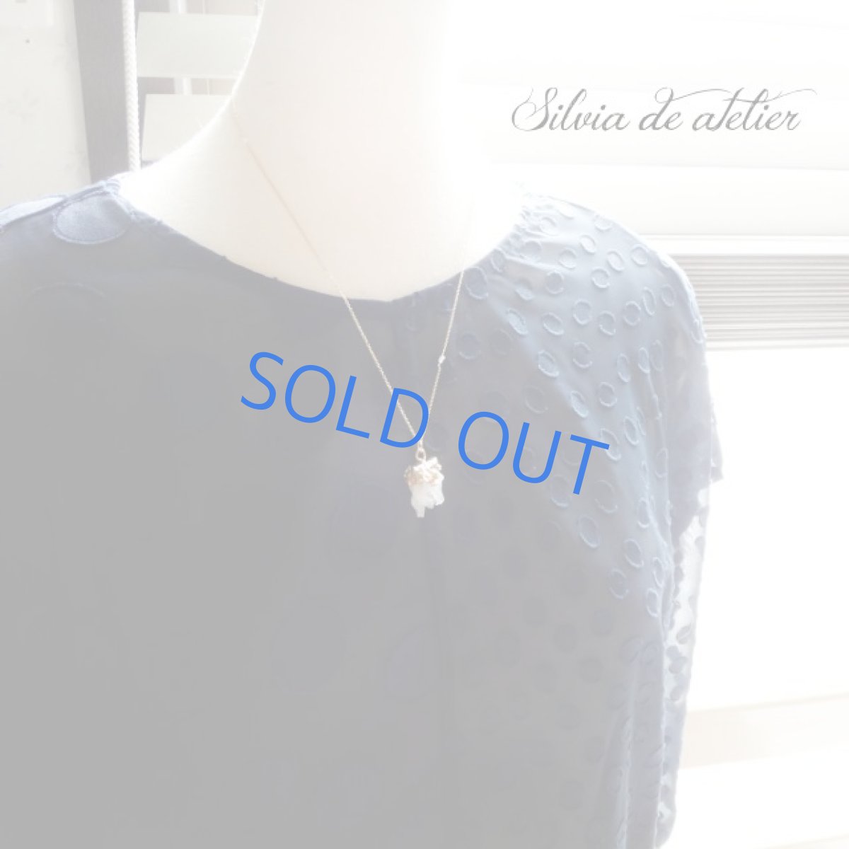 画像6: ＜1点もの・B＞　クリスタルクラスター　ネックレス14kgf　50cm (6)