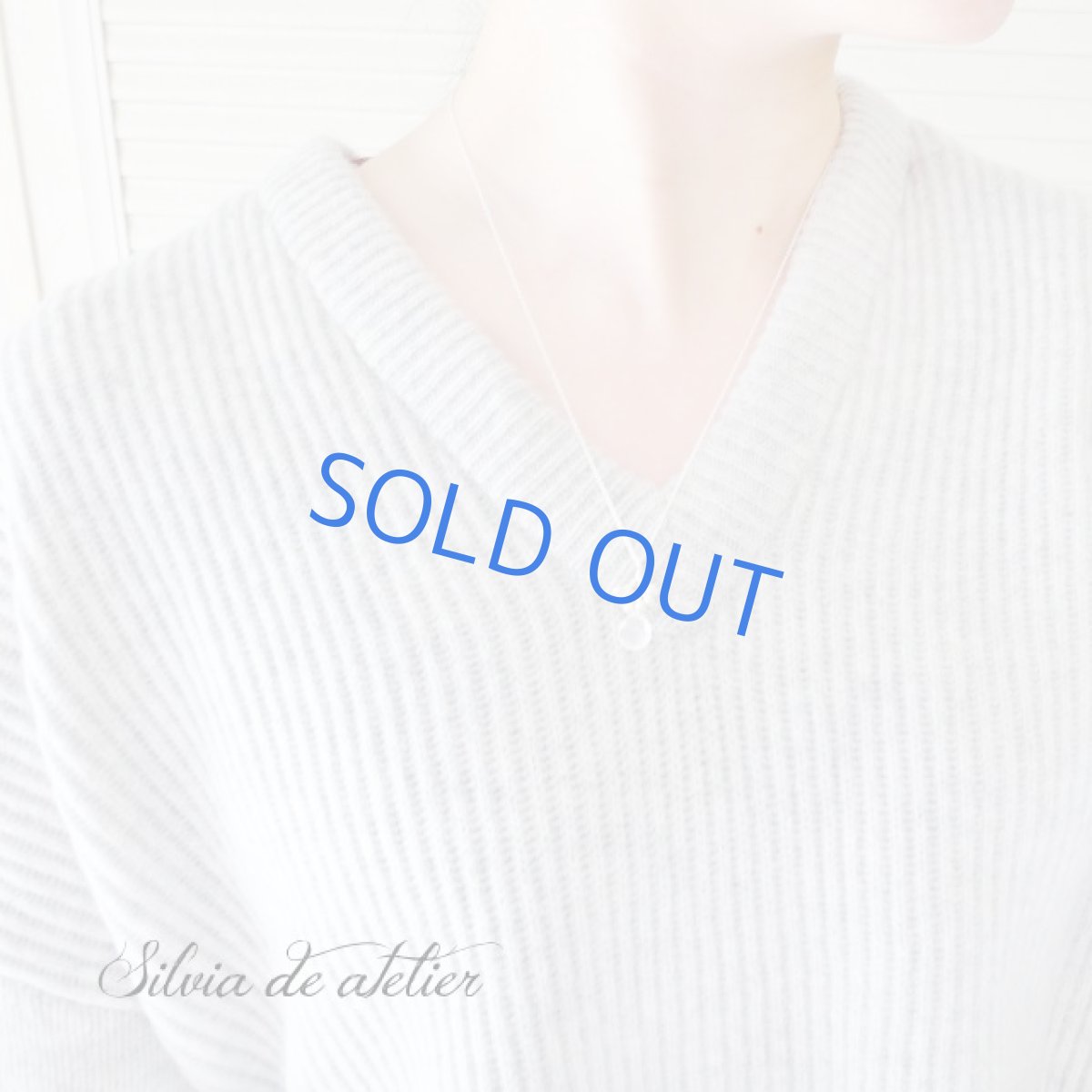 画像6: 宝石質ホワイトトパーズ　コンケーブカット　マロンドロップ　ネックレスsilver925　 (6)