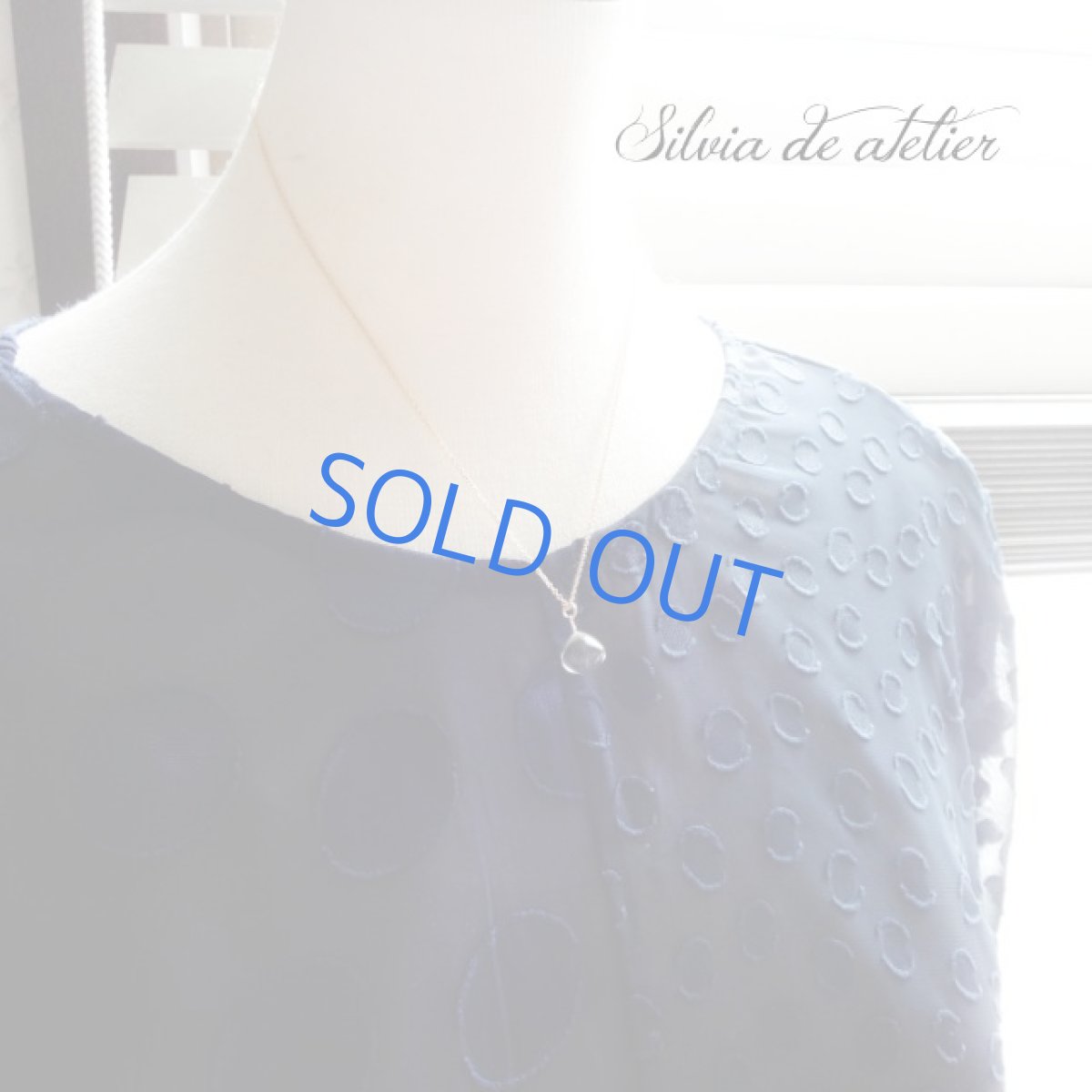 画像6: ＜1点もの＞グリーンアメジスト　スムースオニオン　14kgfネックレス (6)