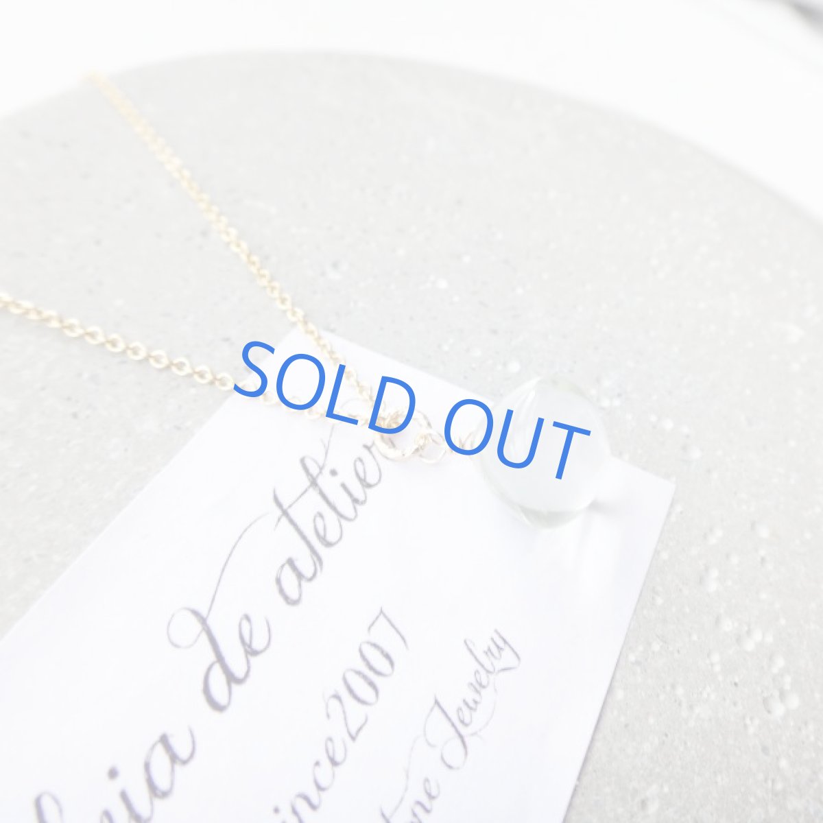 画像5: ＜1点もの＞グリーンアメジスト　スムースオニオン　14kgfネックレス (5)