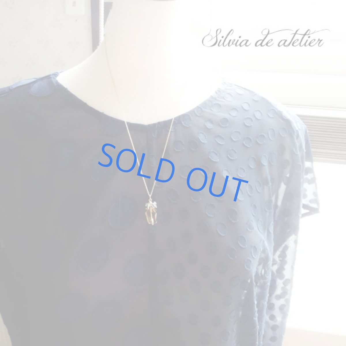 画像6: 宝石質シトリン　タンブルカット　グリーンクォーツ×サンタマリアアクアマリン14kgfネックレス約50cm (6)