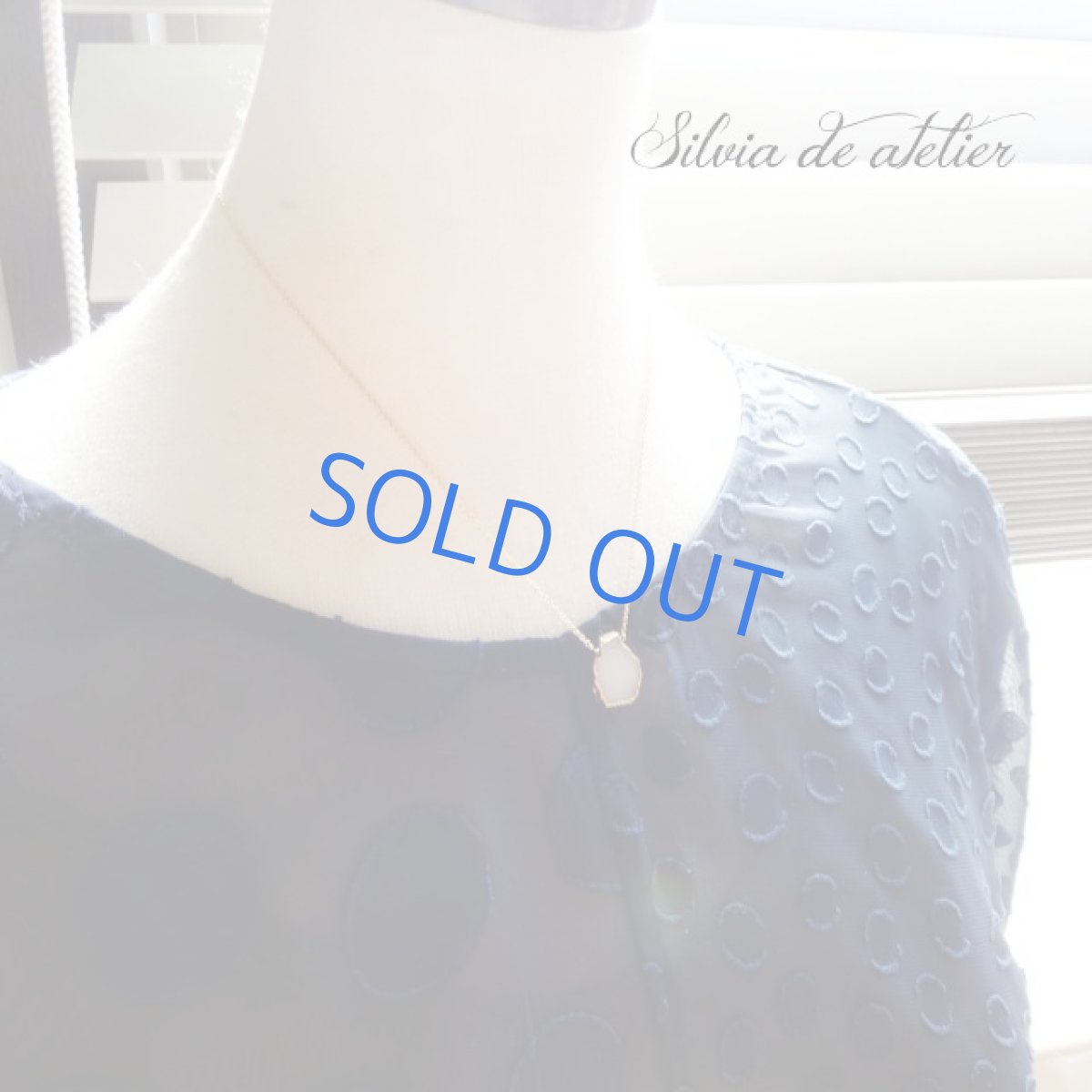 画像5: ＜残り1・限定数のみ＞ホワイトクォーツ　タンブル　スライスカット　14kgfネックレス (5)