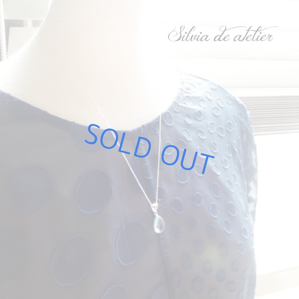 画像6: ＜1点もの・B＞AAAランク　アクアマリン　カボション　silver925　ネックレス (6)