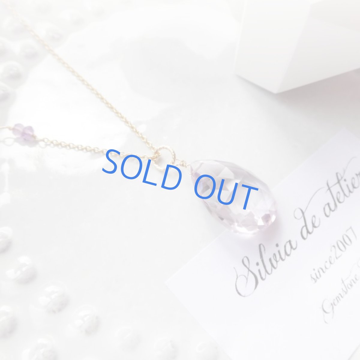 画像4: <残り1>大粒 ピンクアメジスト 14kgf 約50cm ネックレス (4)