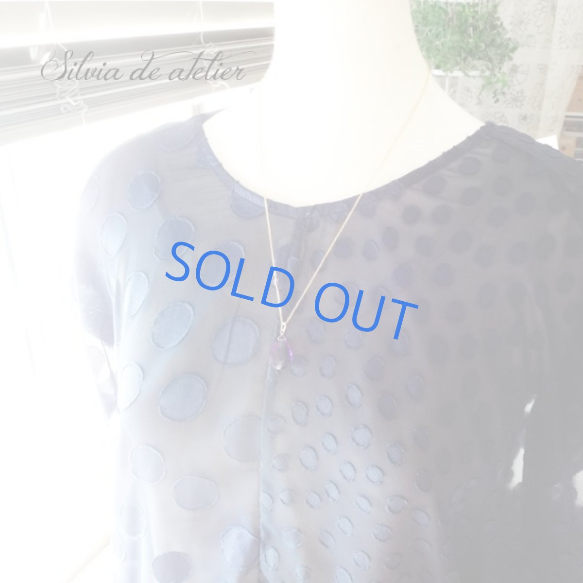 画像6: 大粒　ダークパープルアメジスト　14kgf　約50cm　ネックレス (6)