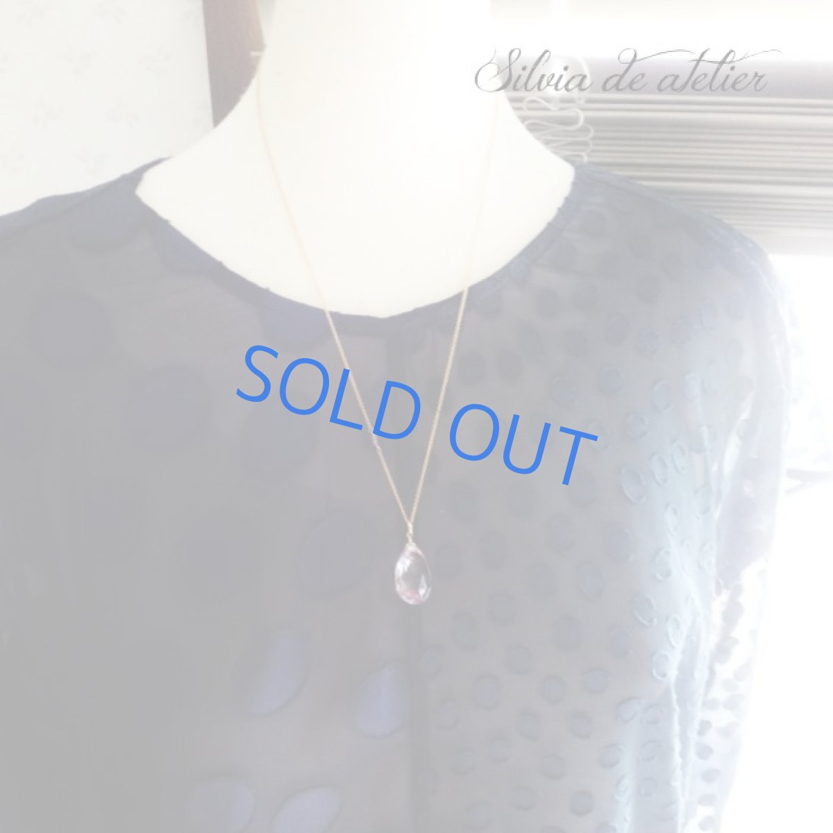 画像5: ＜1点もの＞超大粒　ピンクアメジスト　14kgf　約50cm　ネックレス (5)